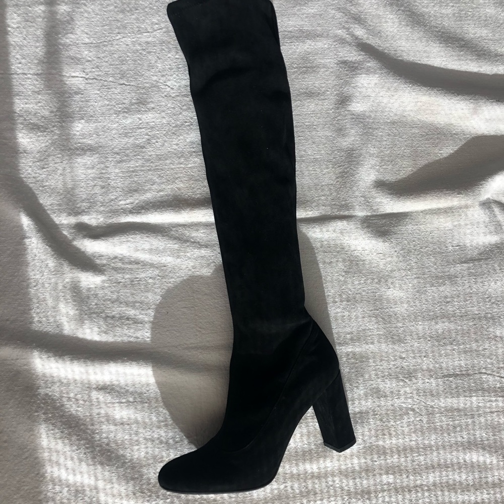 black suede barneys boots 39